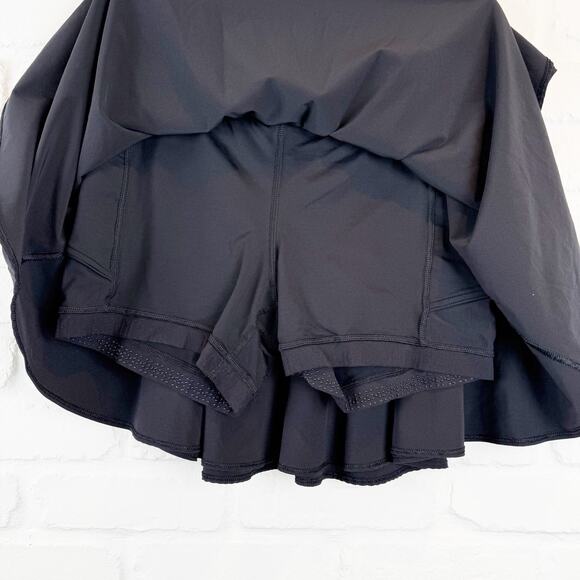 Lululemon Black Court Rival High Rise Skirt Skort Size 8 - Picture 5 of 11